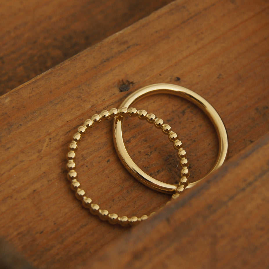 Set ringen | Ease and Elegance | Geelgoud