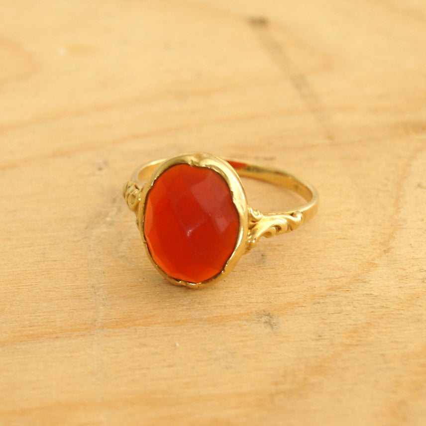 Vintage | Carneool ring