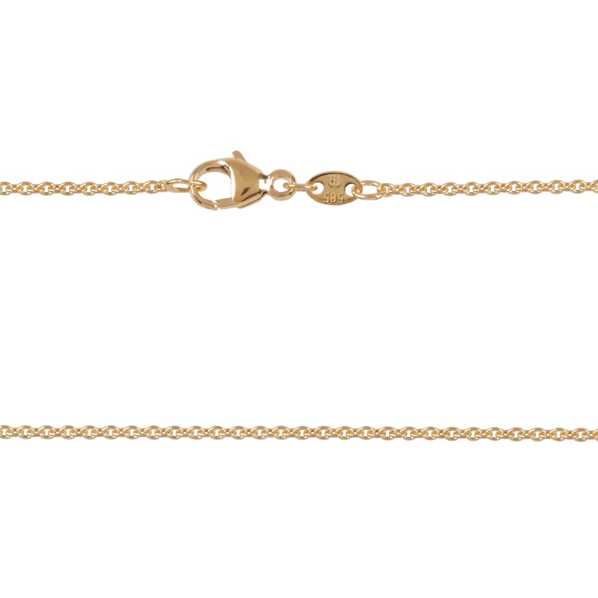 Ketting | Geelgoud | Anker 1,3 mm