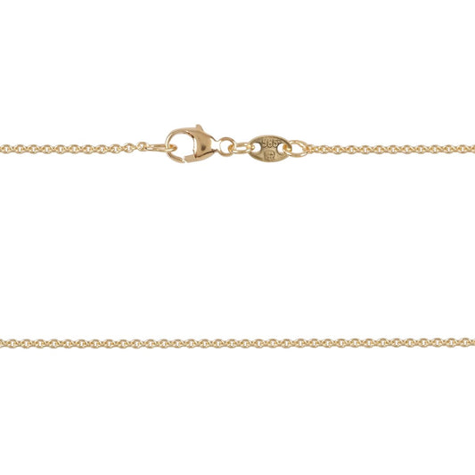 Ketting | Geelgoud | Anker 1mm