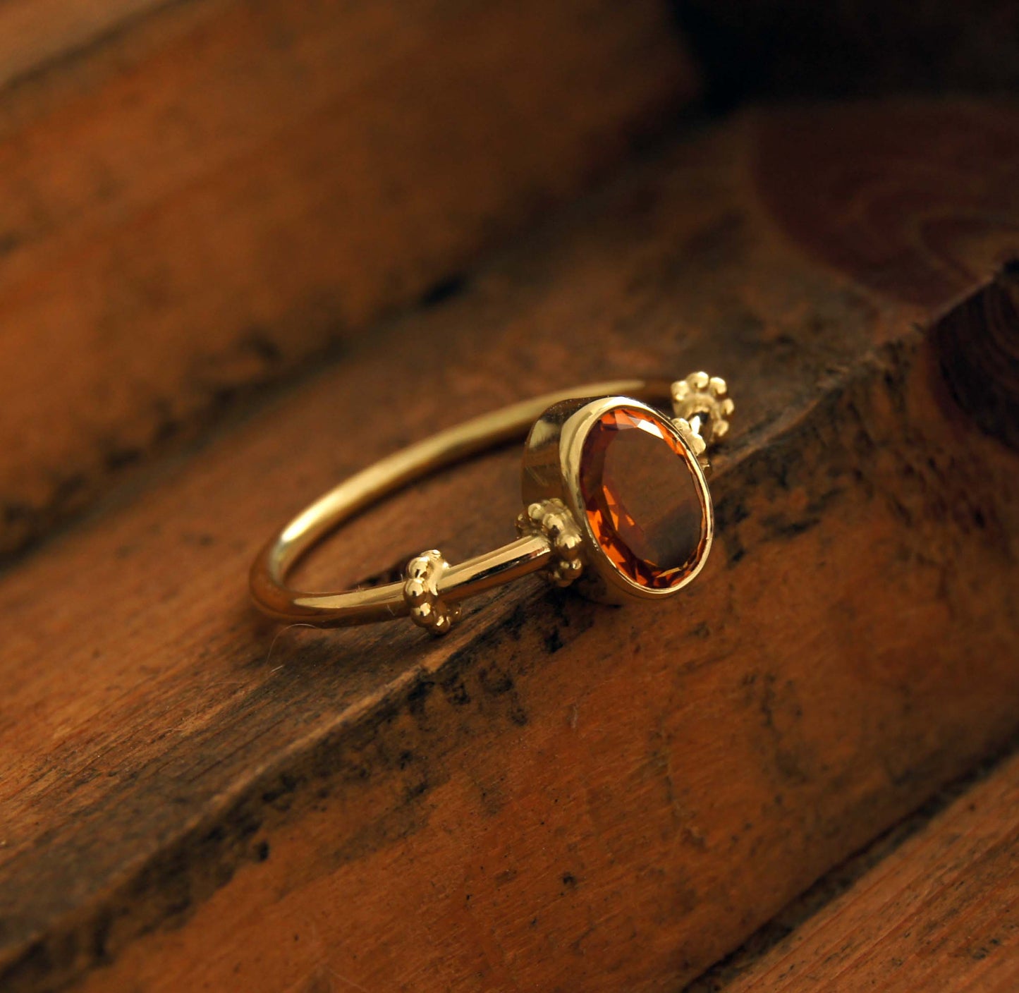 Ring | Geelgoud | Queen Citrine