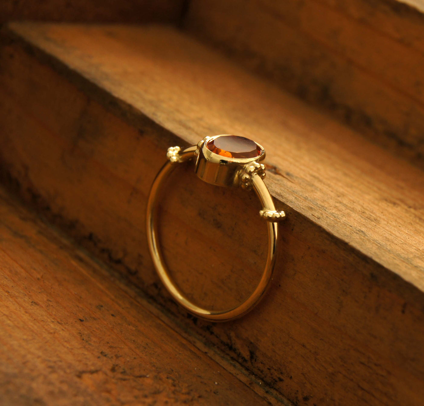 Ring | Geelgoud | Queen Citrine